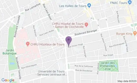 Localisation Caroline Brisacier