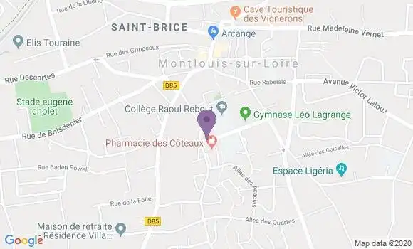 Localisation Eric Auperin