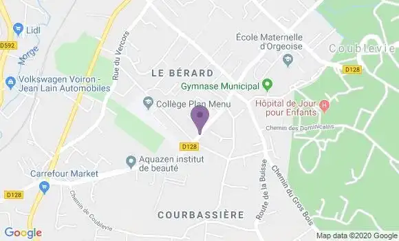 Localisation Muriel Le Roy Blanes