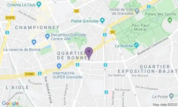 Localisation Géraldine Gilot