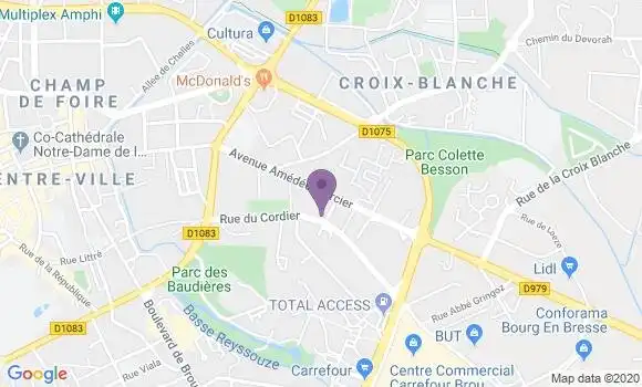 Localisation Yannick Guegan