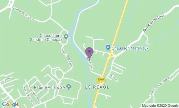 Localisation Sarah Chenevay