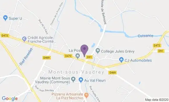 Localisation Arnaud Desmare