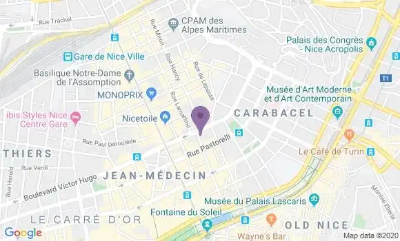 Localisation Vanessa Vidal