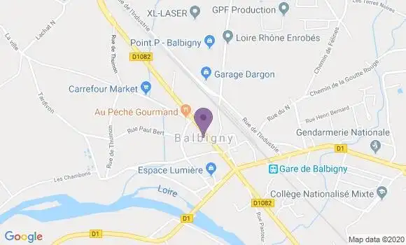 Localisation Alexandra Perret Berger