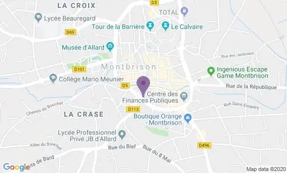 Localisation Anne Marie Peurière