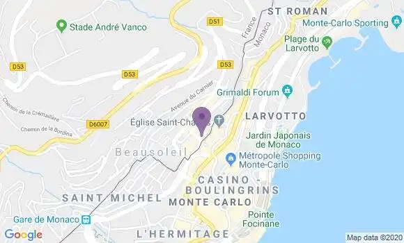 Localisation Sabine Rey