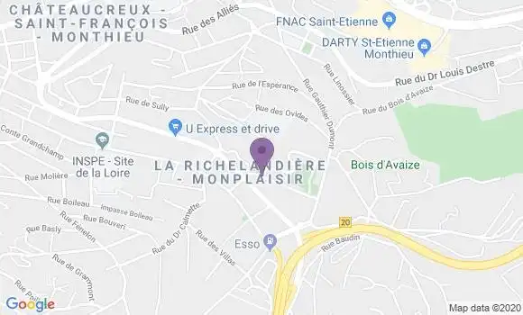 Localisation Xavier Goujon