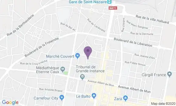 Localisation Thomas Bandelier