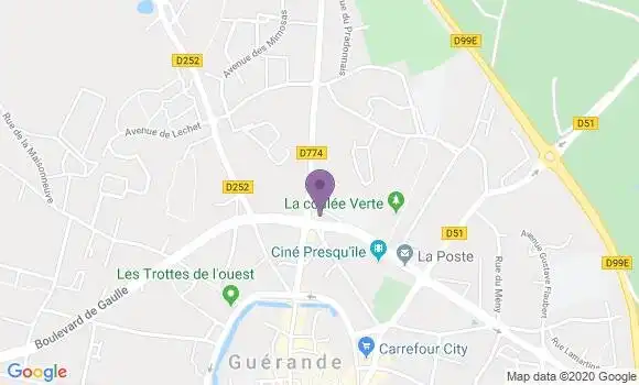Localisation Yves Baudoux