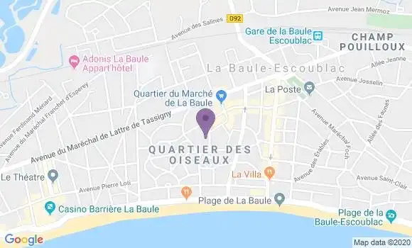 Localisation Victor Thebert