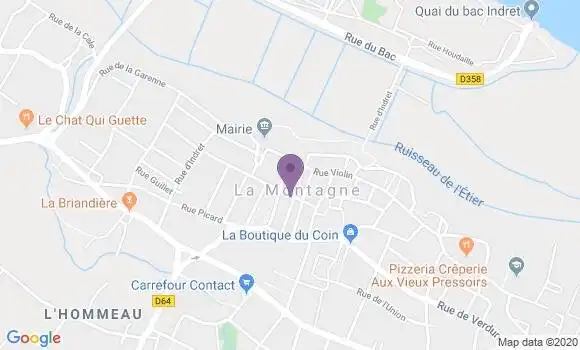Localisation Isabelle Le Saec Prou