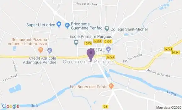 Localisation Guillaume Hamel