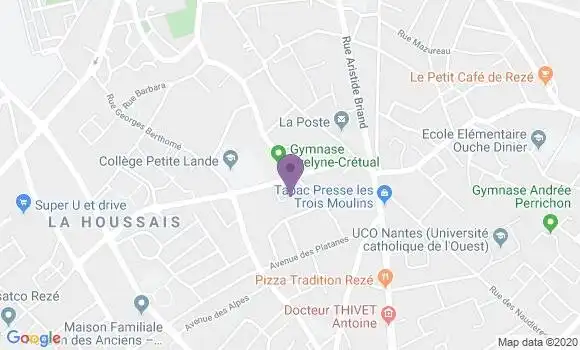Localisation Pierre Hesnard