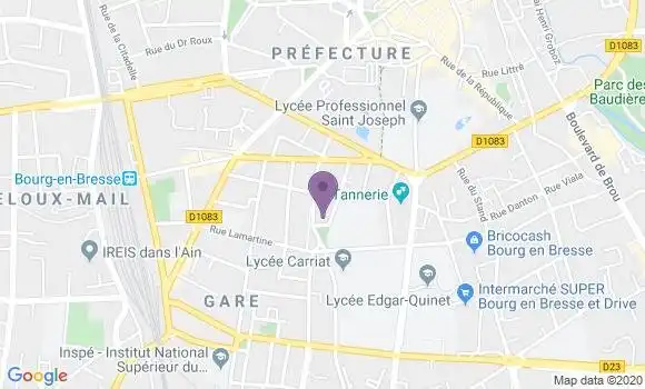 Localisation Augustin Leguerinel