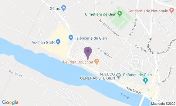 Localisation Audrey Martin