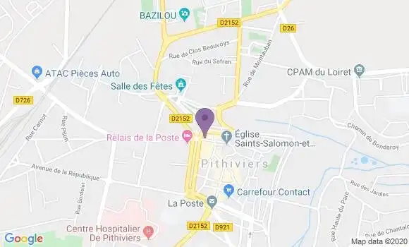 Localisation Thomas Maure