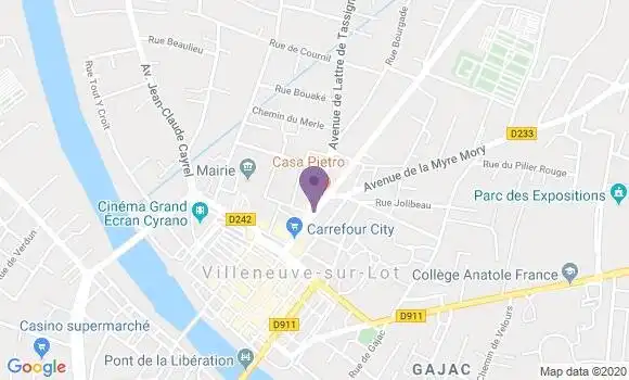 Localisation Isabelle Rigaud