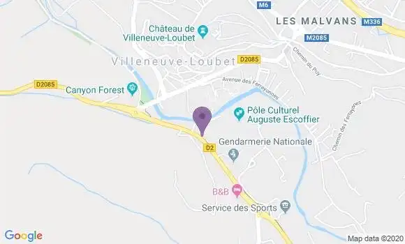 Localisation Sandrine Marcel