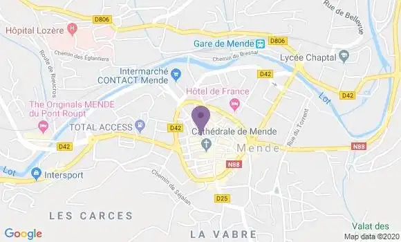 Localisation François Paradis