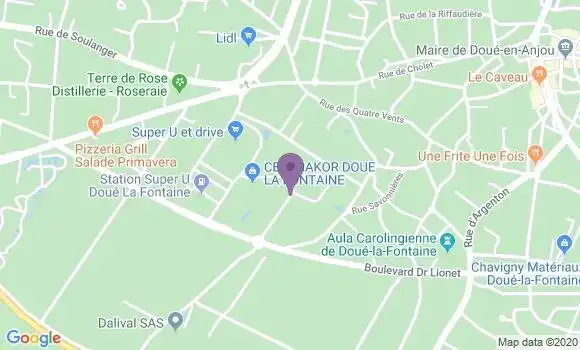 Localisation Amandine Boumard