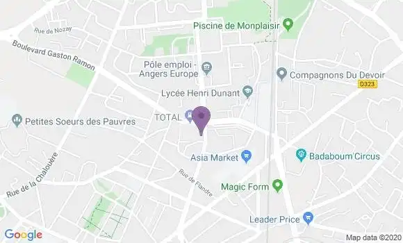 Localisation Fabien Odet