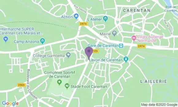 Localisation Aline Fillatre