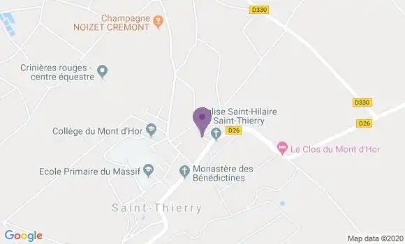 Localisation Thomas Gillot
