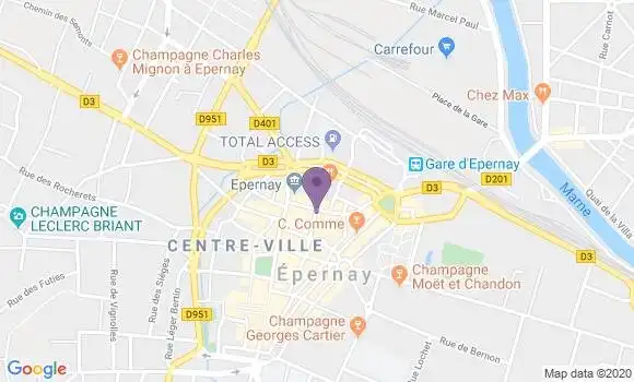 Localisation Alice Gouvenaux
