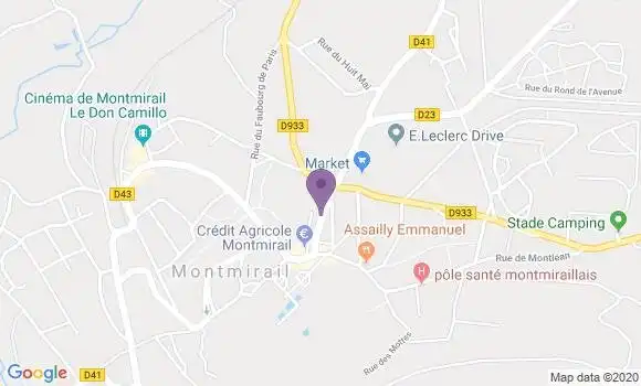 Localisation Roselyne Bruneaux