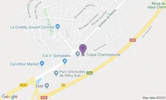 Localisation Camille Charligny