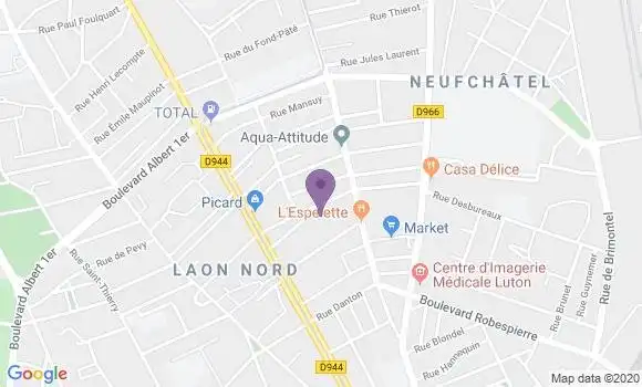 Localisation Isabelle Van Dycke