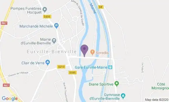 Localisation Emilie Chauvin