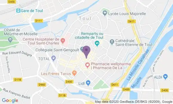 Localisation Eliane Chretien