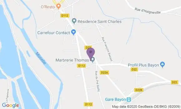 Localisation Caroline Raulin