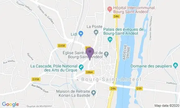 Localisation Muriel Allamel