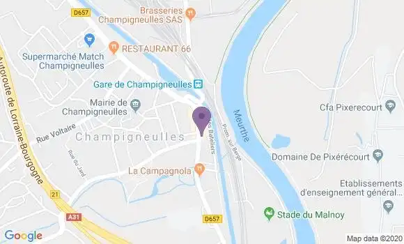 Localisation Emmanuel Ponsin