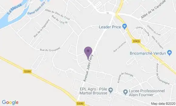 Localisation Emmanuel Collomb
