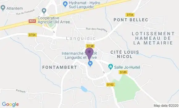 Localisation Perrine Le Montagner