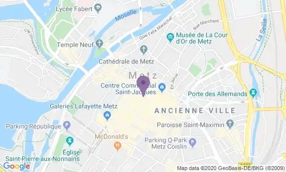 Localisation Pauline Moret