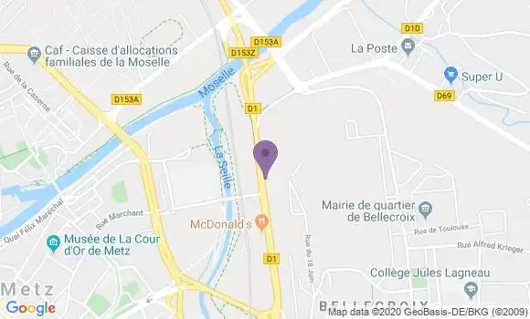Localisation Audrey Huppe