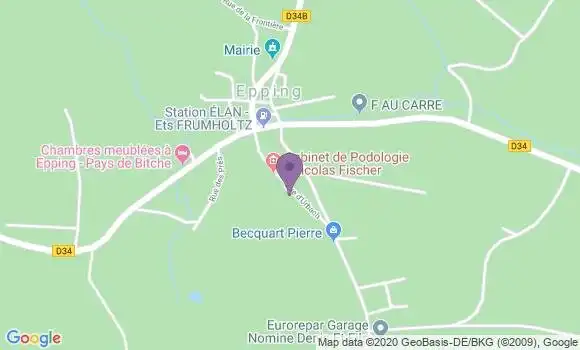 Localisation Nicolas Fischer