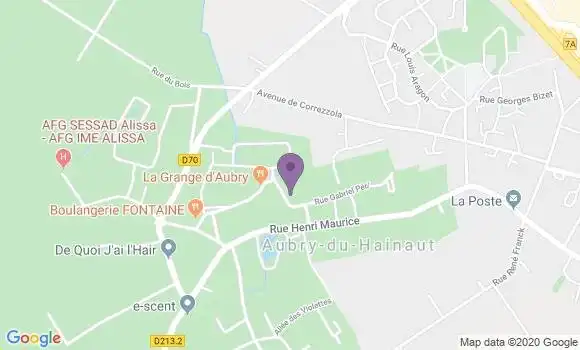 Localisation Frédérique Birembaux Carlier