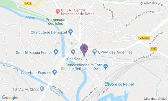 Localisation Eugénie Pasté