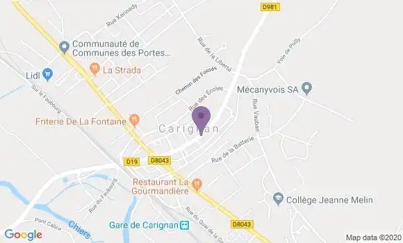 Localisation Emilie Sautier
