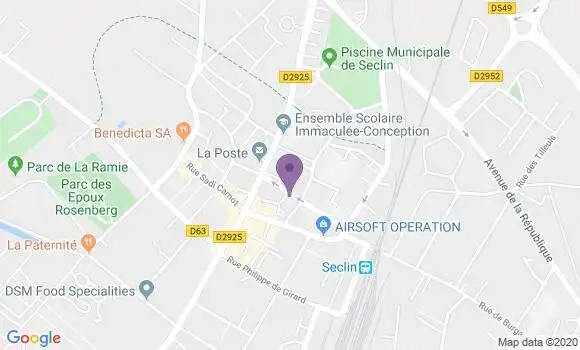 Localisation Sandrine Dourlen