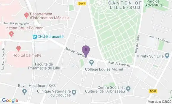 Localisation Victor Devaux