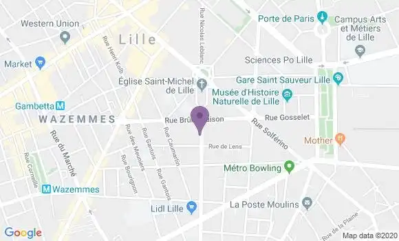Localisation Justine Delhaye