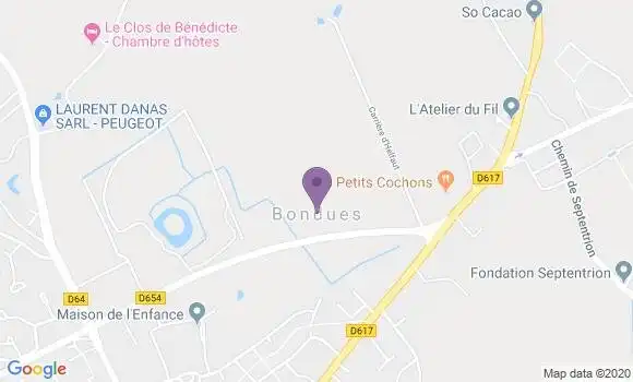 Localisation Marie Carissimo