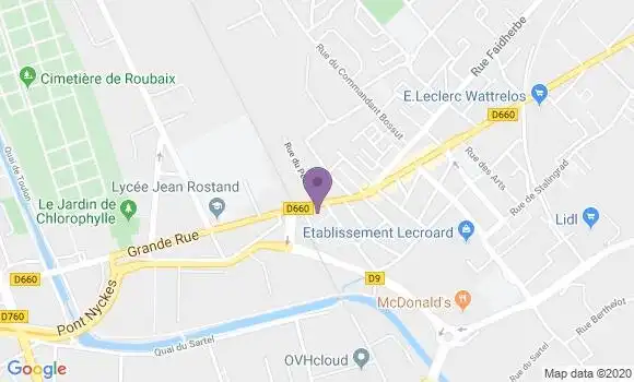 Localisation Jean Paul Caron